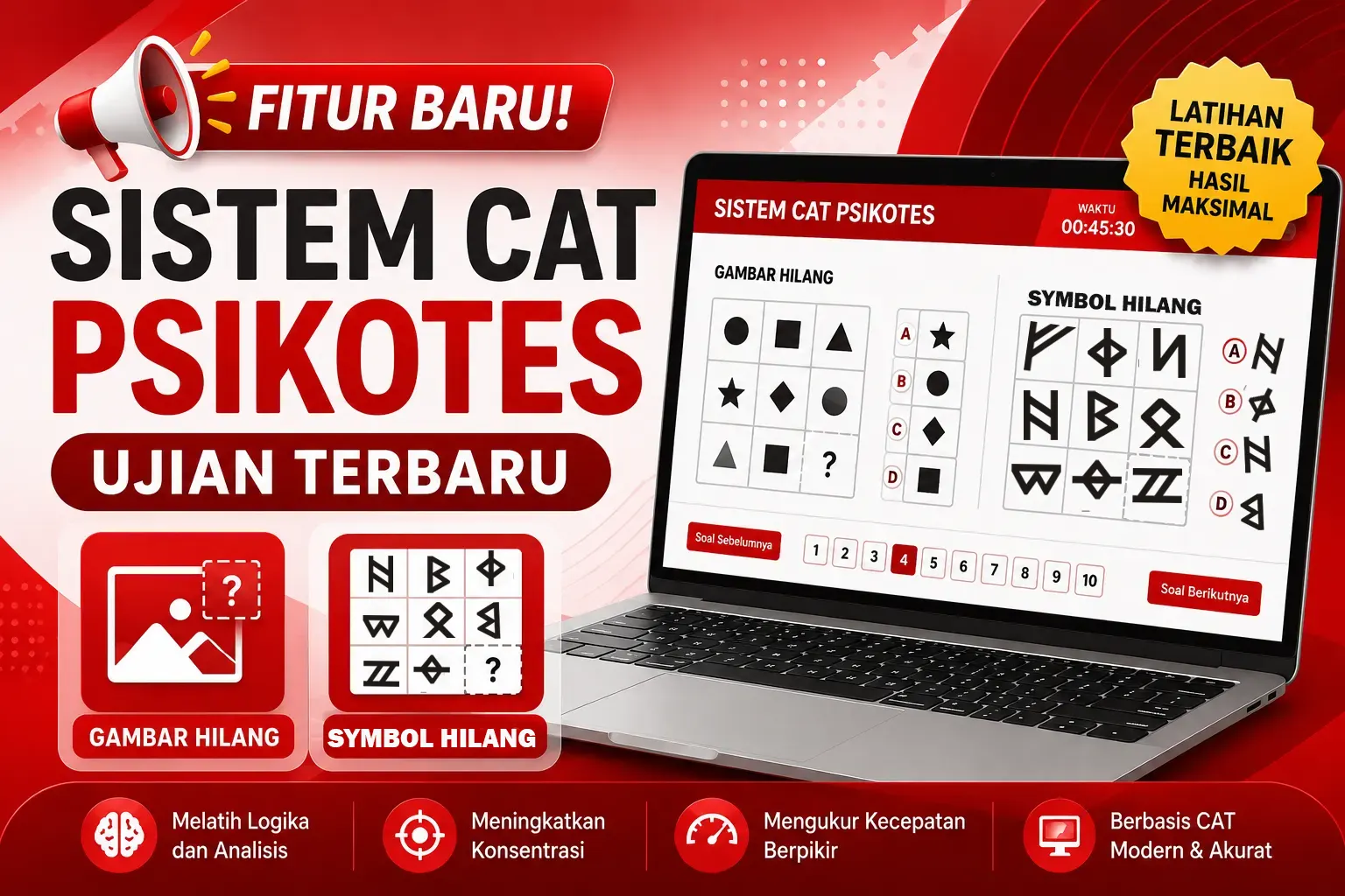 TEST KECERMATAN SYMBOL HILANG
